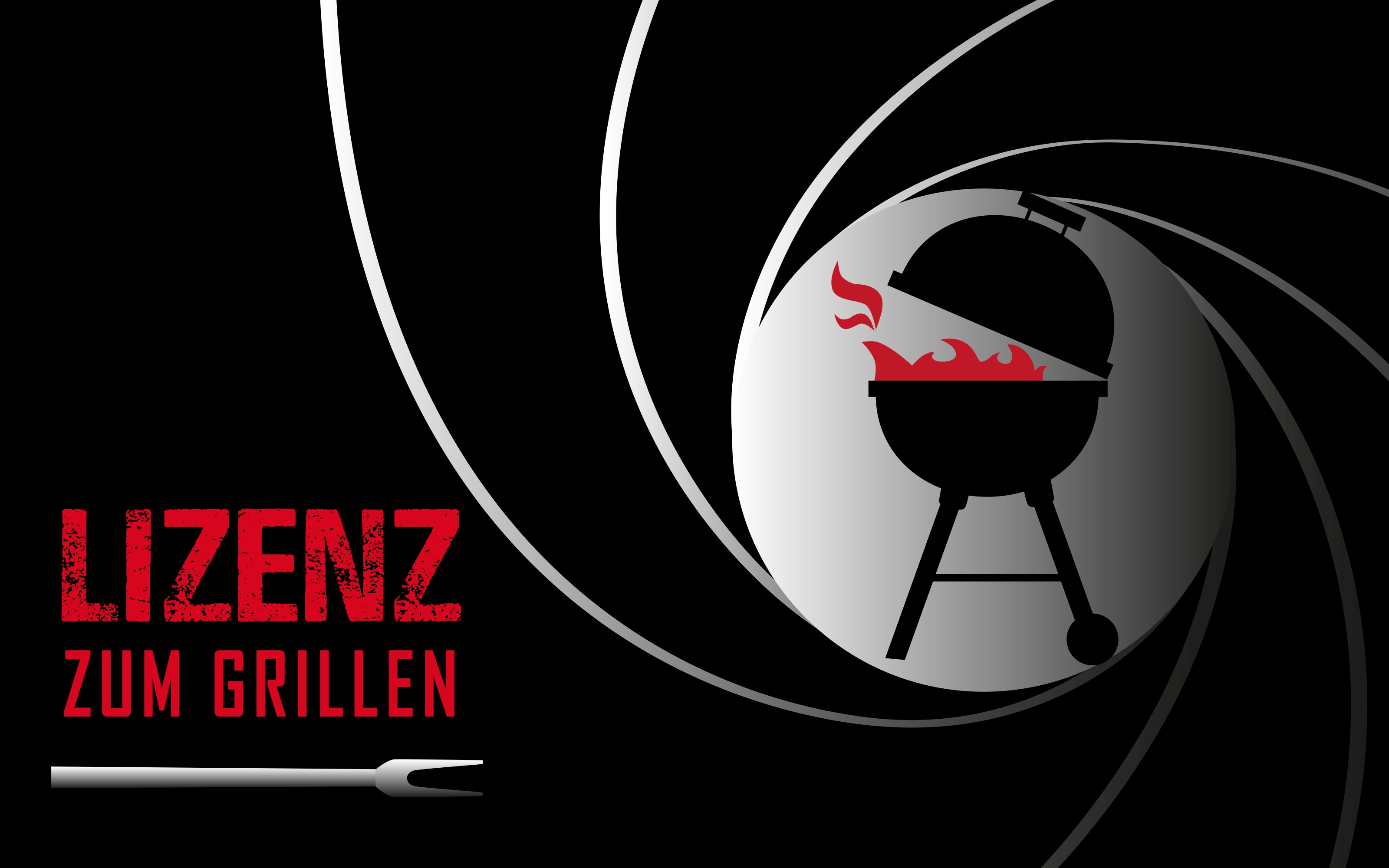 Grillunterlage Grillmatte Bodenschutz Anti-Rutsch Lizenz zum Grillen