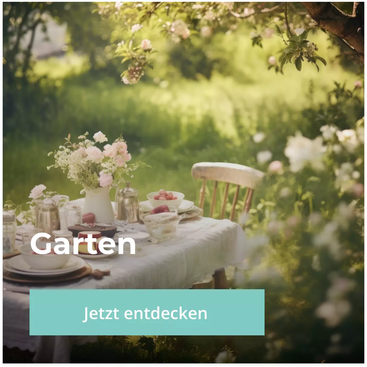 Garten - Entdecken Sie unser Sortiment an Gartenmöbeln, Dekorationen und Zubehör für Ihren Außenbereich.