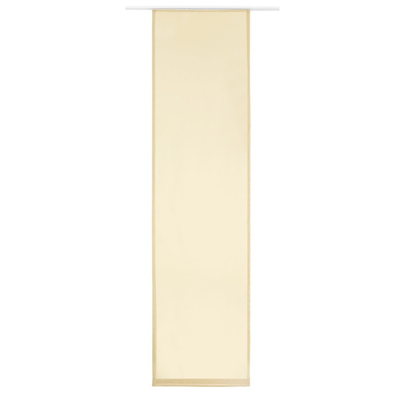 Schiebegardine Schiebevorhang Gardine Uni Creme-Beige