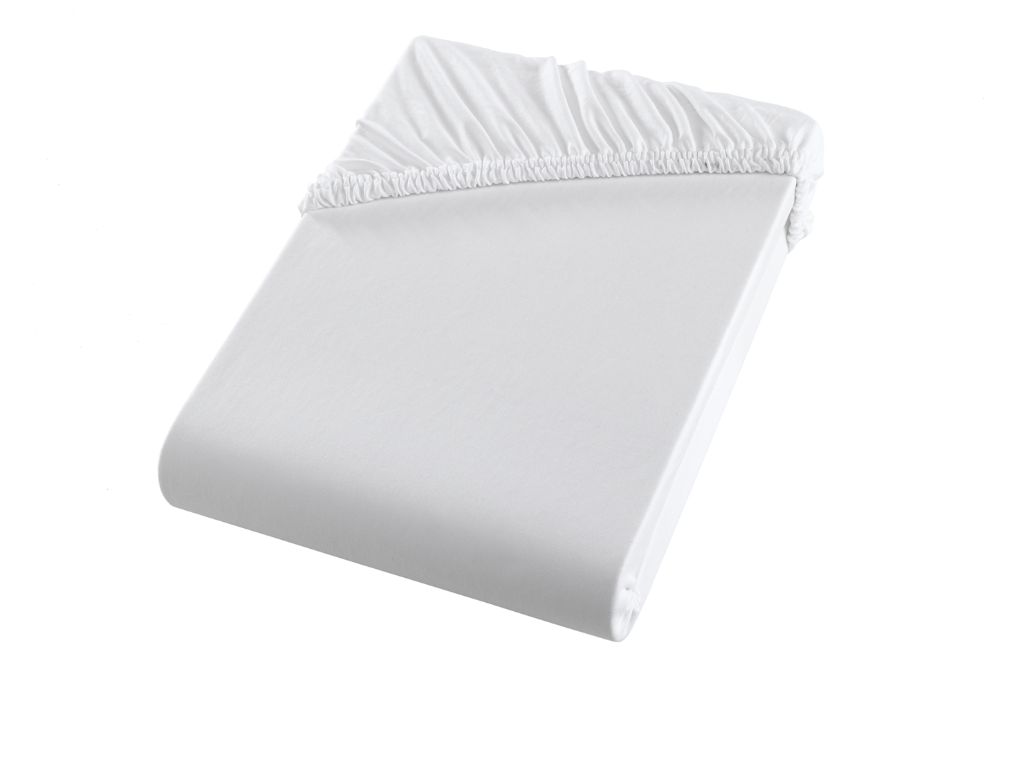 Spannbettlaken Hochwertiges Spannbetttuch aus 100% Polyester Microfaser 100x200 cm in Weiss