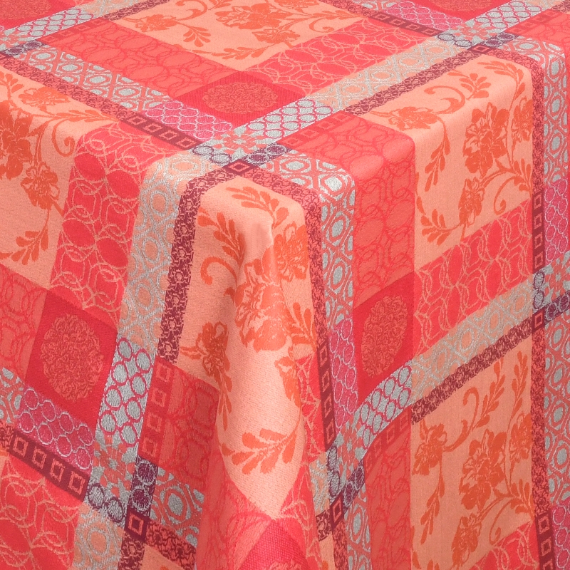 Tischdecken Tivoli 100% Baumwolle mit Fleckschutz Terra in