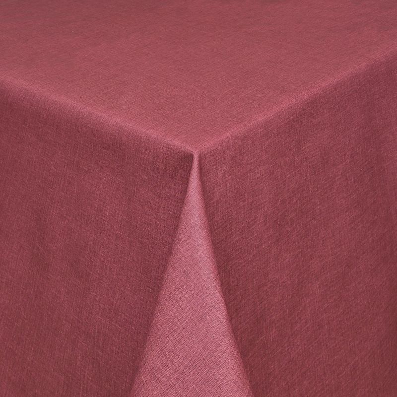 Jaquard-Gewebe Tischdecken Fleckschutz in Rubin-Rot tischdecke Olbia mit |